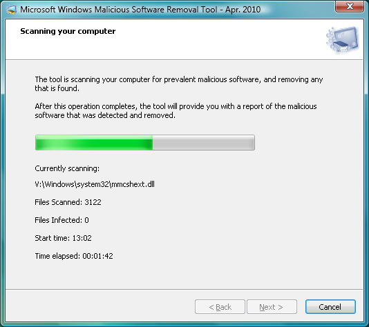 Microsoft Windows Malicious Software Removal Tool 
