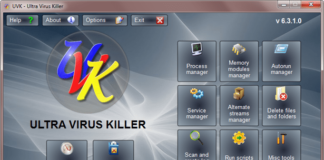 программа восстановления Windows Ultra Viru Killer